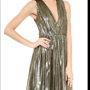 Alice + Olivia Issa Metallic Gown